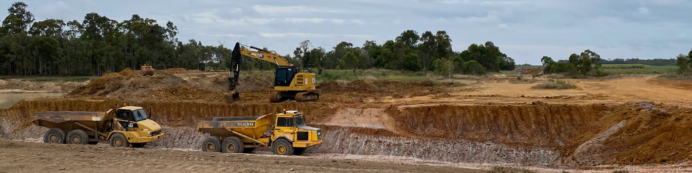 Machinery finishing civil construction works