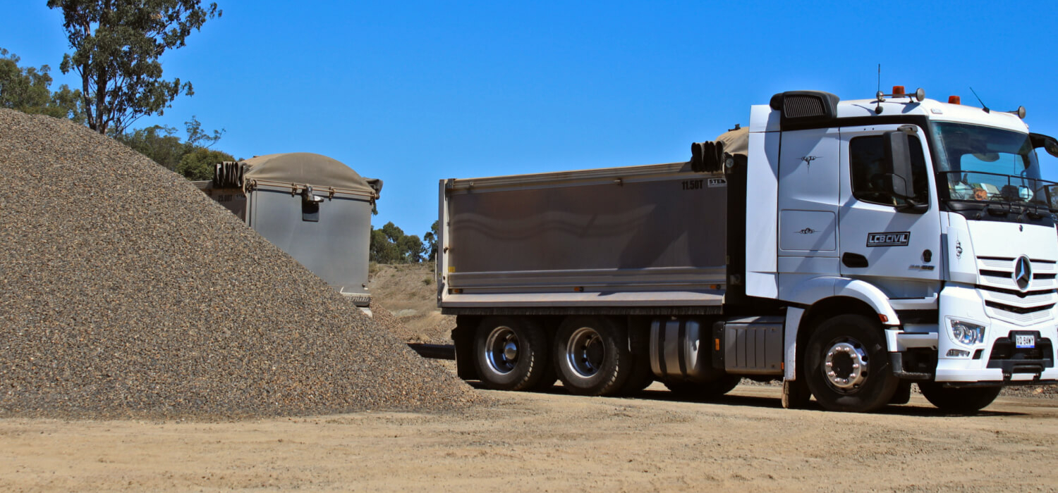 LCB Civil vehicle at work